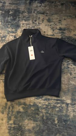 Navy Alo Quarter Zip Set – Size Small