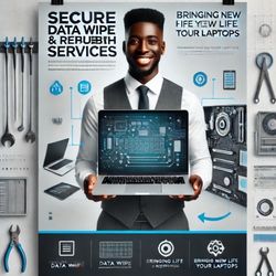Wipe Unlock  Computers and Laptops Data