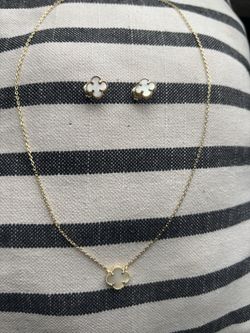 White Clover Jewelry Set