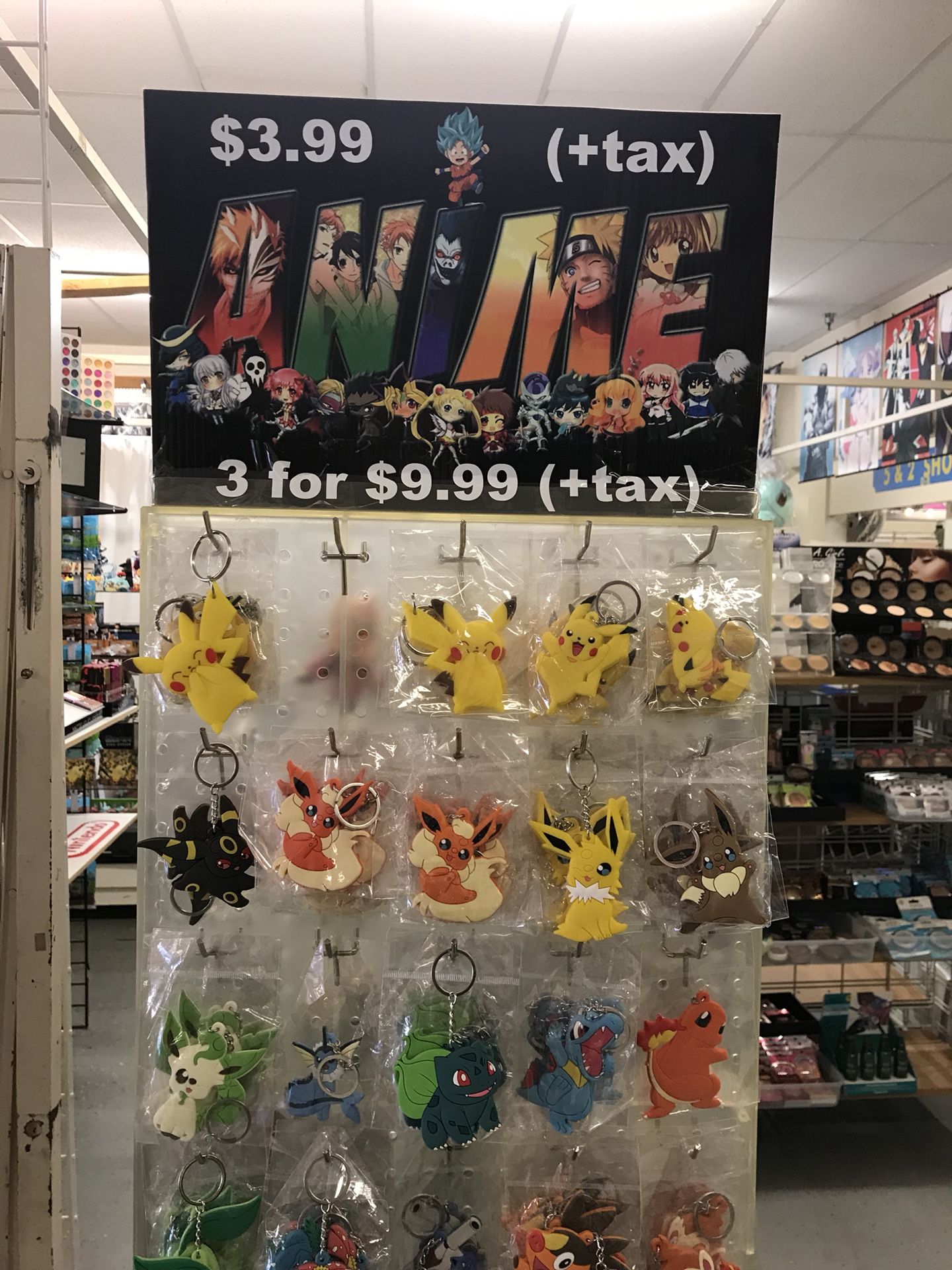 Anime/perler keychains