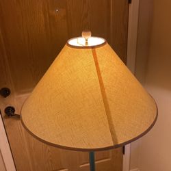 Teal Standing Lamp