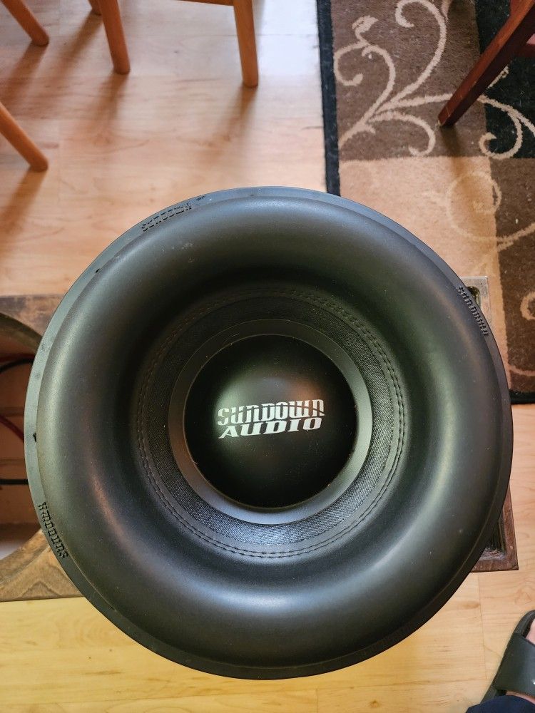 Sundown Audio x12 and sub box for $525