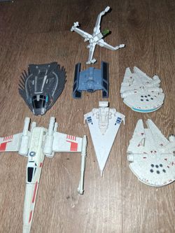 Stars Wars die cast vehicles lot