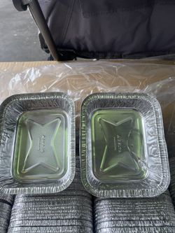 Foil Food Containers 7x6  No Lids 
