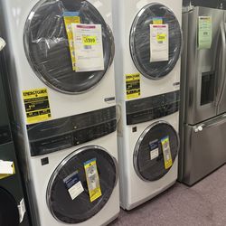 WashTower, 27” Stacked with 1 year warranty
