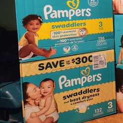 Pampers Swaddlers/$42 Each (Cada Caja)