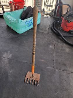 Garden Tamping Rake And Hoe