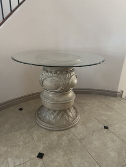 48” Round Glass Top