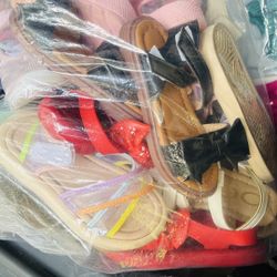 Girl Sandal/Clothes Bundle
