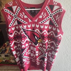 Large Arizona Cardinals Muscle Sweater 