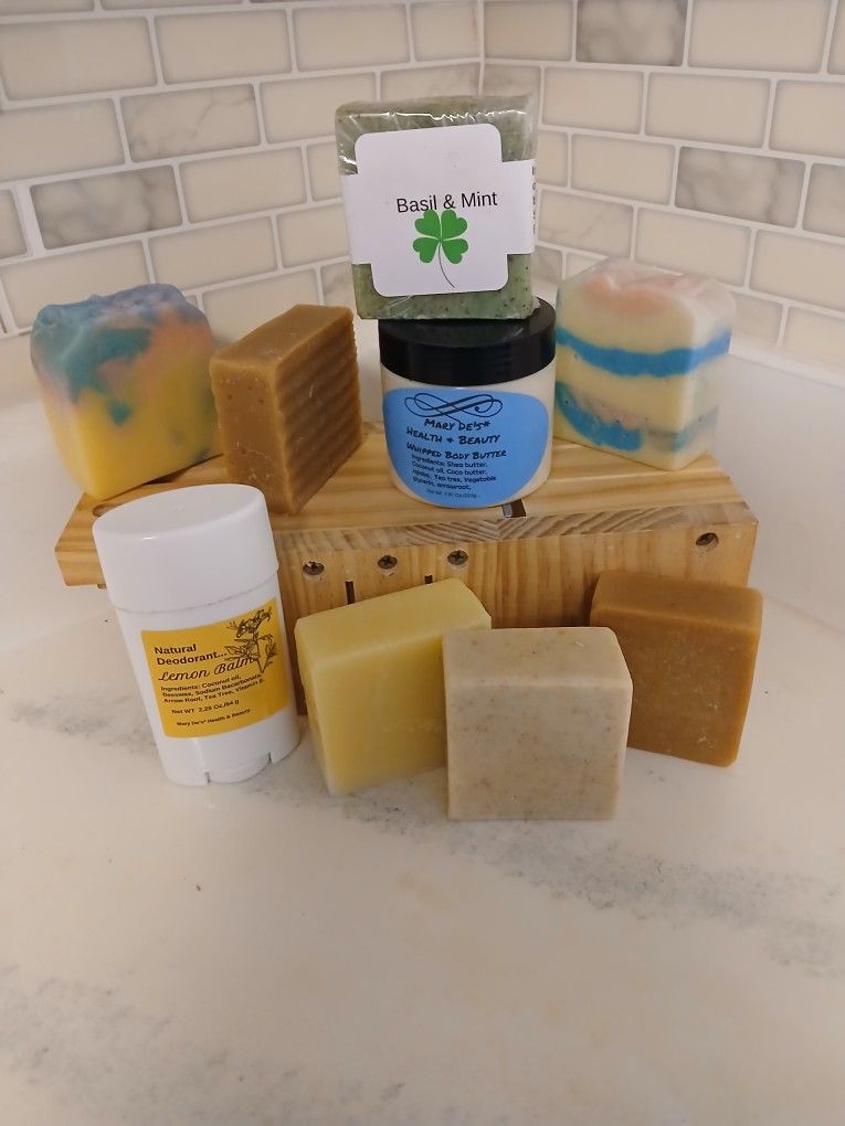 Natural Homemade Soaps and Deodorant Sticks. Therapeutic Effects with Most Soaps of my Soaps.