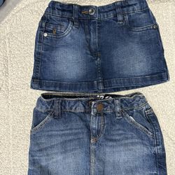 Baby gap And Cotton On Kids Denim Skirt