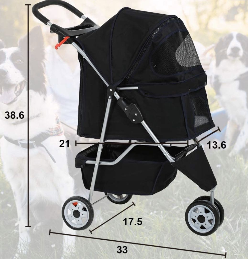 Dog/Cat Pet Stroller Small/Medium Dog