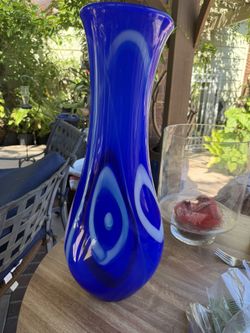 Large Murano Evil Eye, Glass, Vase, Dimensions, And Pictures