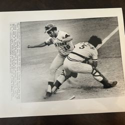 Rare, Vintage Bench/Millan AP Wire Photo. Negotiable 