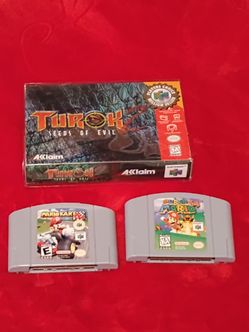 Vintage Retro Nintendo N64 Video Games Tested