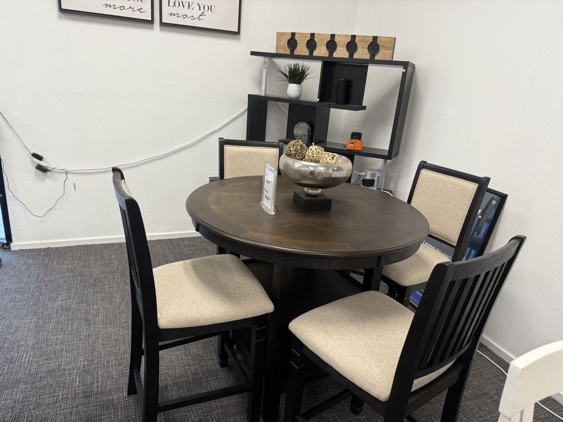 5pc Counter Height Dining Table Set - Free Delivery Promo