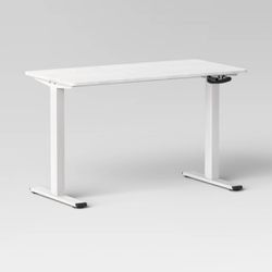Loring Manual Height Adjustable Standing Desk White