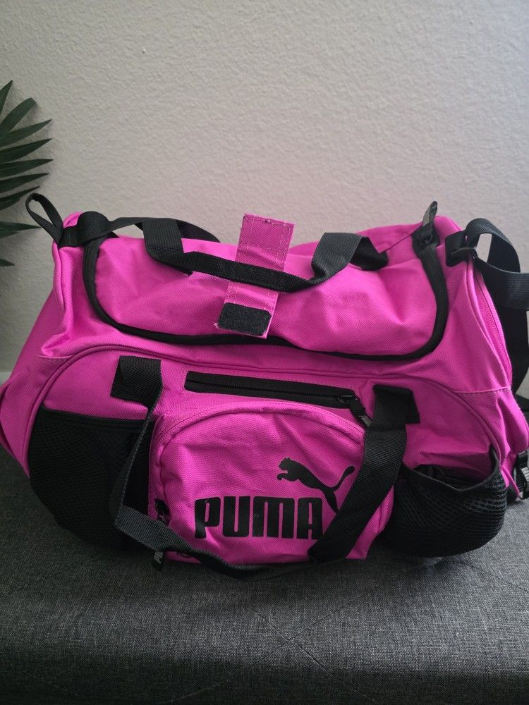 PINK PUMA GYM BAG
