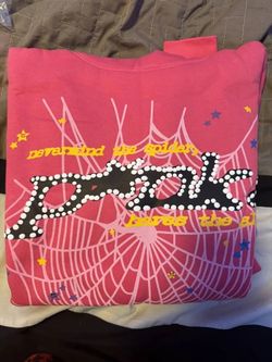 Pink spider hoodie size MEDIUM