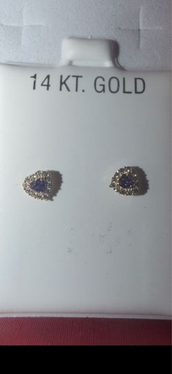 14kt baby earrings