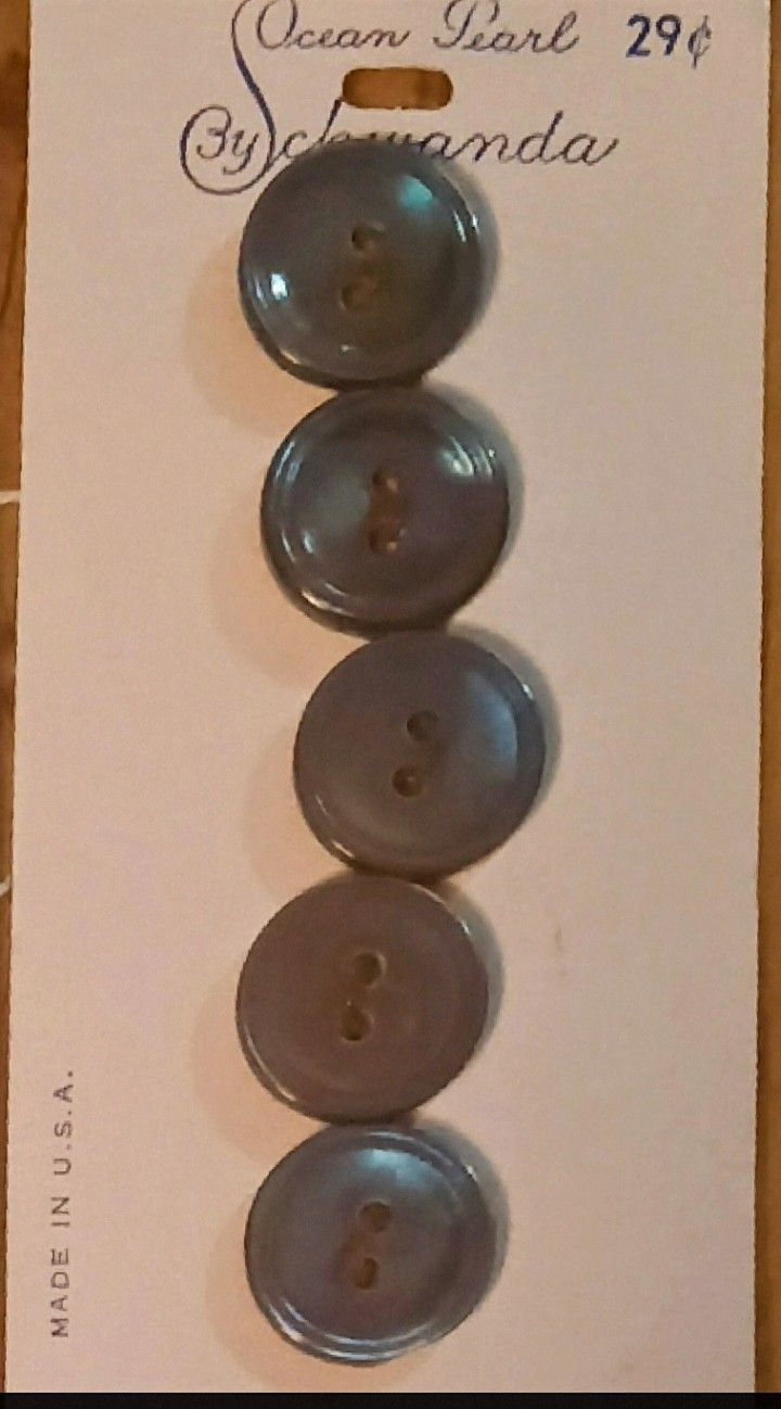 Ocean Pearl Swanda Buttons USA Made