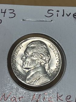 1943P Brilliant Uncirculated Silver war nickel.