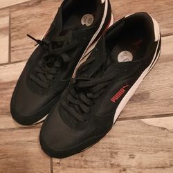 Puma ST Miler  Nylon Mens Black Canvas  9. 1/2