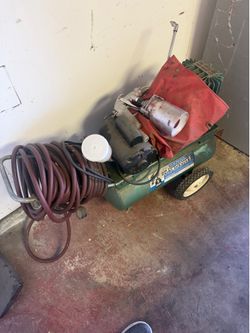Air compressor paint sprayer