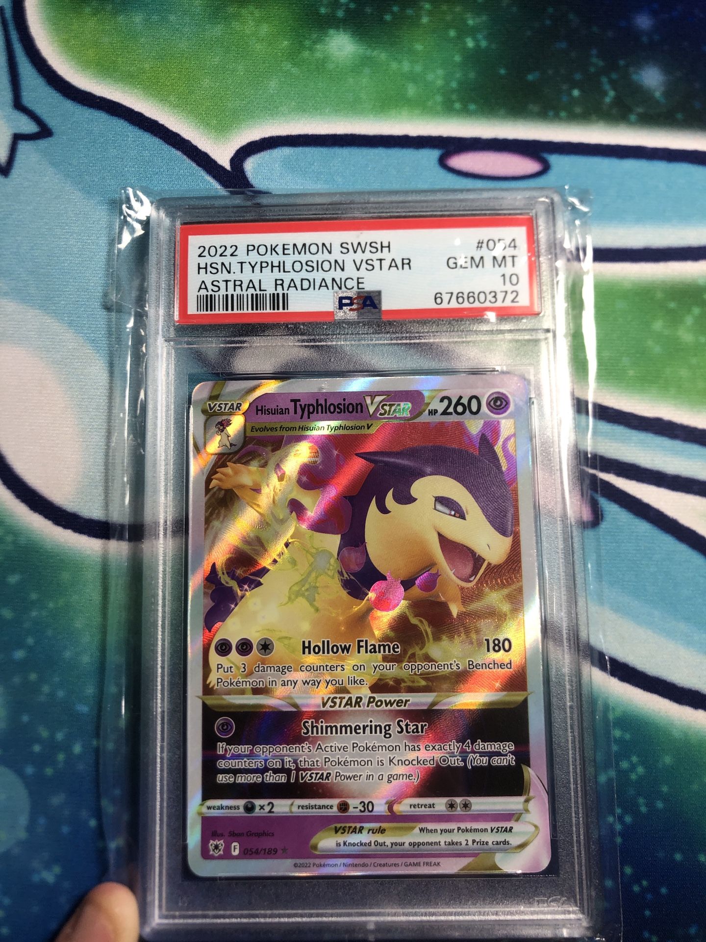 PSA 10 Hisuian Typhlosion Vstar