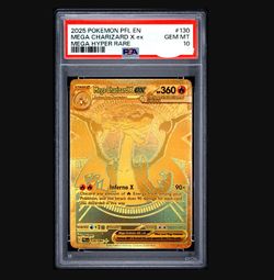 PSA 10 Mega Charizard X Ex Mega Hyper Rare