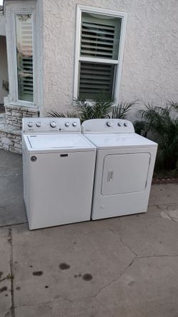 Washer and gas dryer