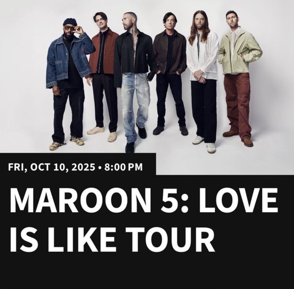 Maroon 5 Tickets
