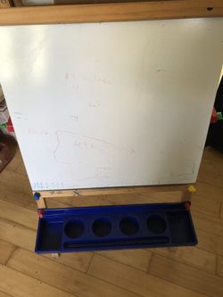Double sided white & black board