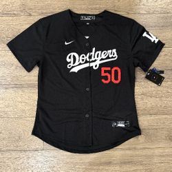 Women LA dodgers Mookie Bette’s Black Stitched Jersey,  S To 2xl