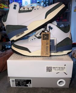 Size 9.5 – A Ma Maniére x Air Jordan 3 Retro OG SP ‘Diffused Blue’ Brand New