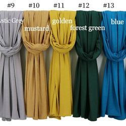 Premium Jersey Hijabs / Shawls 