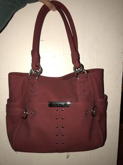 Burgundy Rosetti Purse
