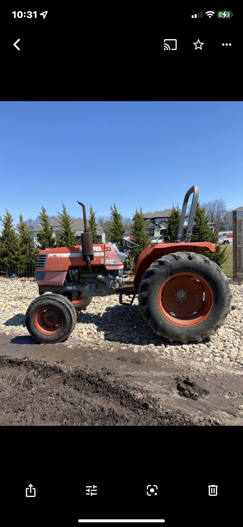 1996 Kabota M4700 Low Hours 875