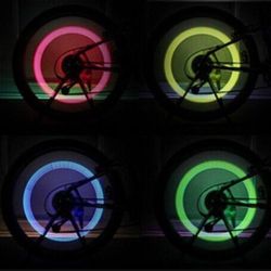 4 Firefly Flashing LED Tire Light Valve Stem Cap Car Bicycles Bikes Motorcycles New with batteries 10$ for 4 caps RED,GREEN OR YELLOW