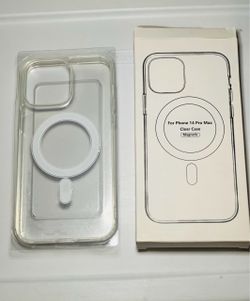 iPhone 14 Pro Max Clear Magnetic Case