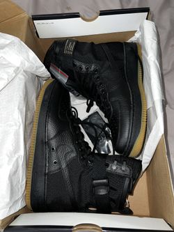 2017 SF Air Force 1 Black Gum Size 8 1/2 Brand New