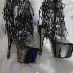 7" Platform Pleaser Boots