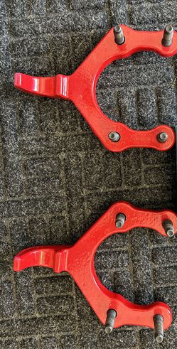 Red Front Tow Hooks for 2018 - 2025 Jeep Wrangler or Gladiator JT