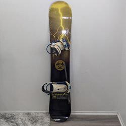 Kemper Storm Series Snowboard with K2 Bindings - 156 cm for Sale