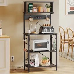 Baker Rack with Storage, Kitchen Rack, Pantry Organizer