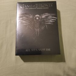 GAME OF THRONES THECOMPLETE 4TH SEASON DVD-ALL MEN MUST DIE BRAND NEW & SEALED !