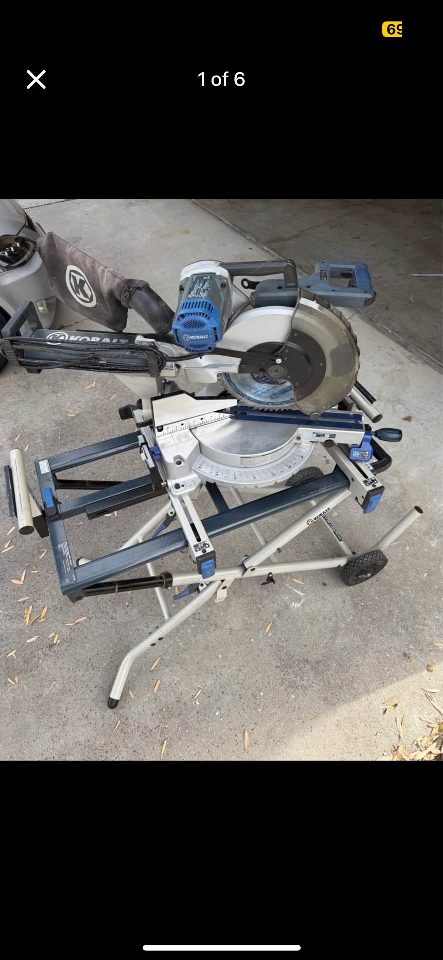 CHOP SAW W STAND INCLUDED