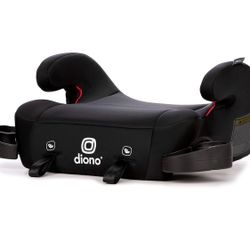 Booster Seat - Diono Solana 2 XL, Dual Latch Connectors, Lightweight Backless Belt-Positioning Car booster seat 