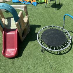 Trampoline / Play Set Slide 